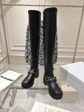 Dior 2025 Hight Boot Black Cowhide 565776