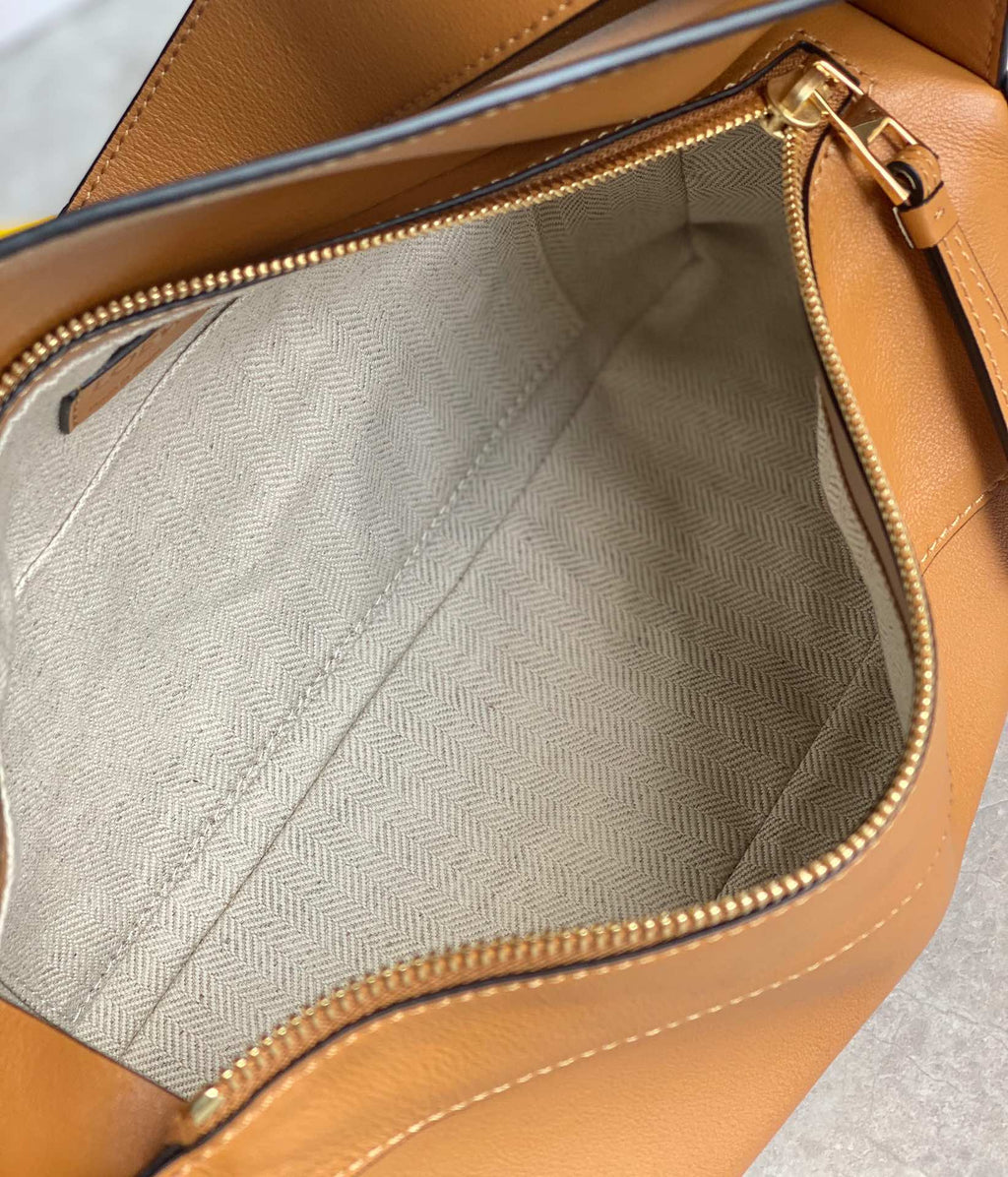 LOE Puzzle Hobo 29cm in Classic Brown Calfskin 274280