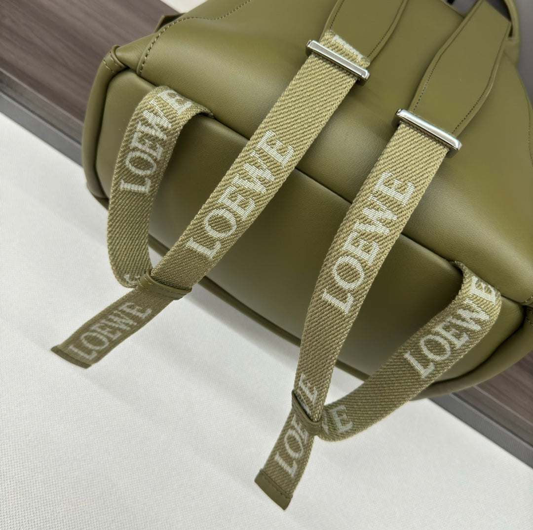 Loewe Flamenco BackPack 36 Green Calfskin 274688