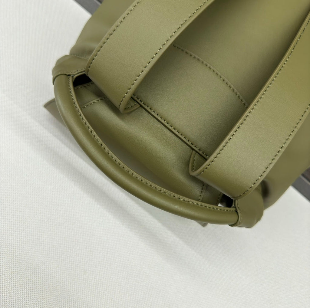 Loewe Flamenco BackPack 36 Green Calfskin 274688