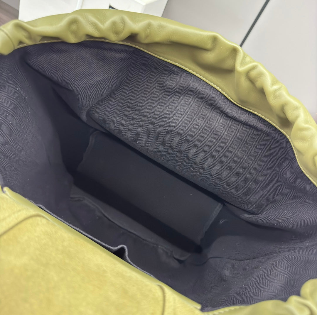 Loewe Flamenco BackPack 36 Green Calfskin 274688