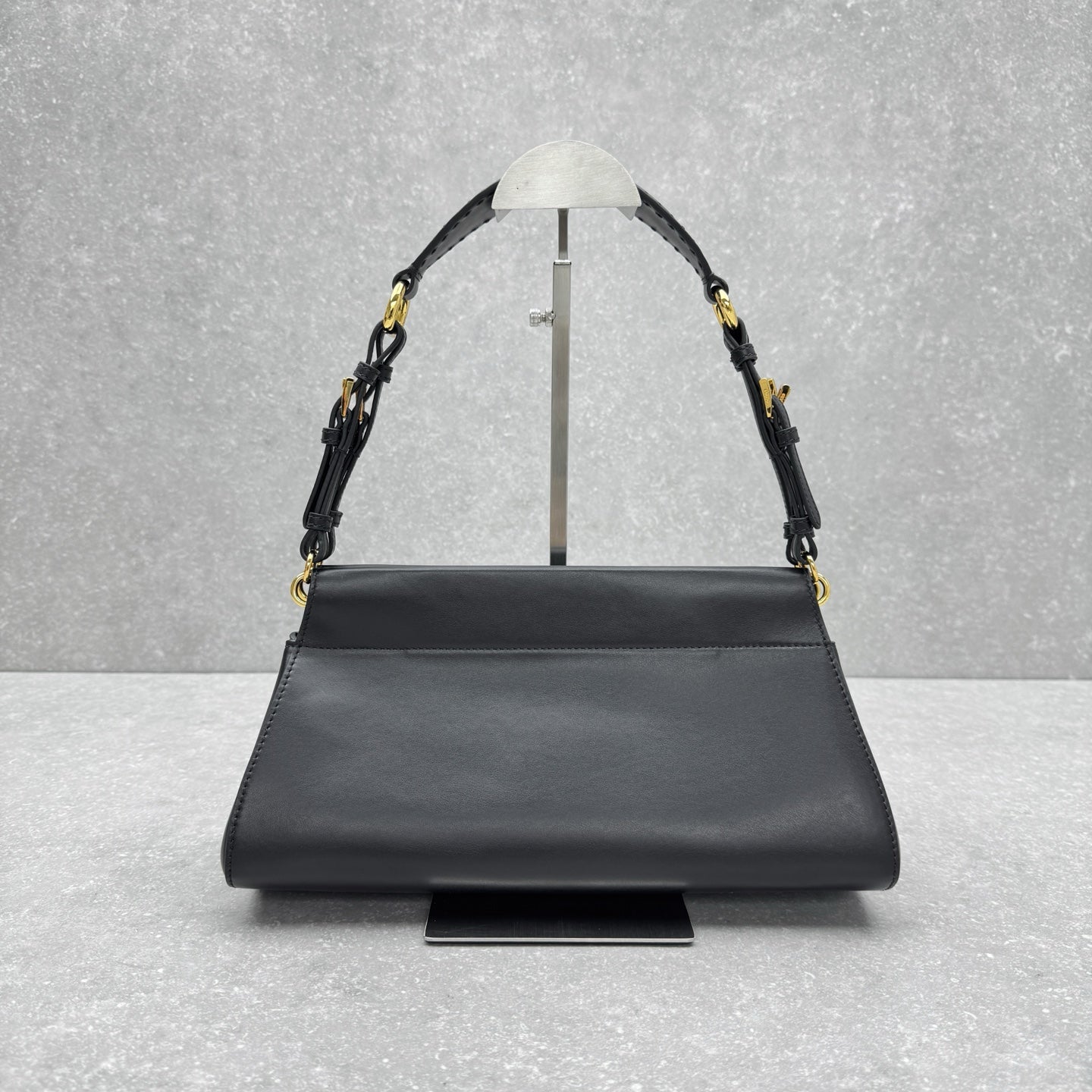 Prada Fall/Winter Runway Handbag 32 Black in Cowhide
