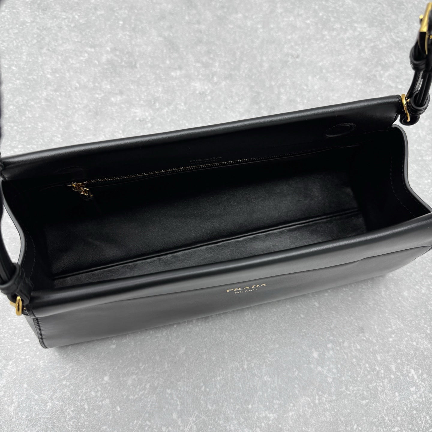 Prada Fall/Winter Runway Handbag 32 Black in Cowhide