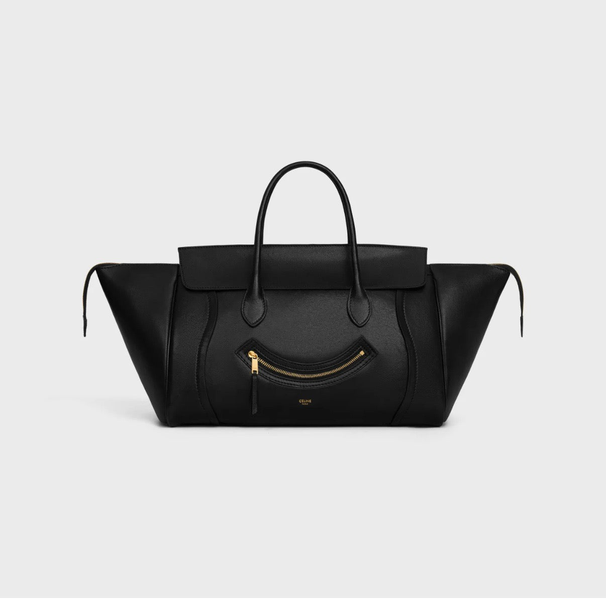 Celine New Luggage 36 Black Suede