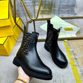 Fendi New Chelsea Boots Black Calfskin 575415