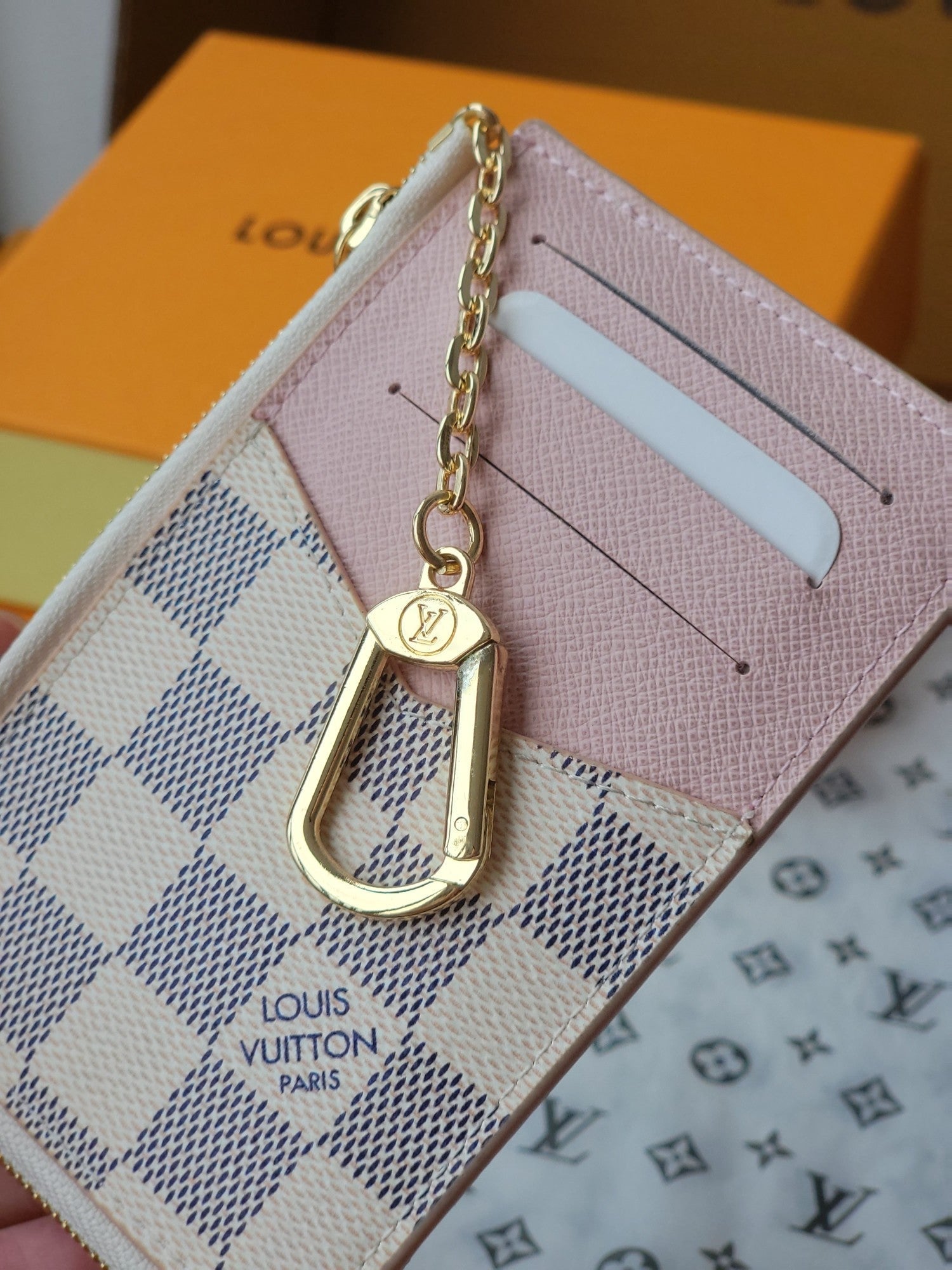 LV Recto Verso Card Holder Pink Monogram Canvas 274743