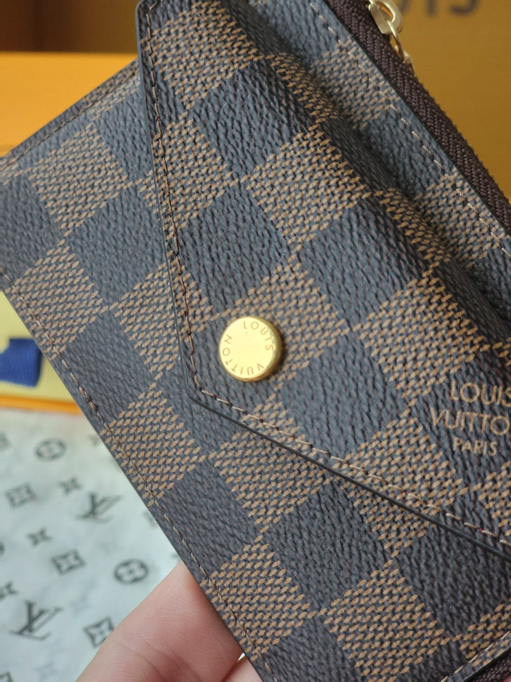 LV Recto Verso Card Holder Brown Monogram Canvas 274744