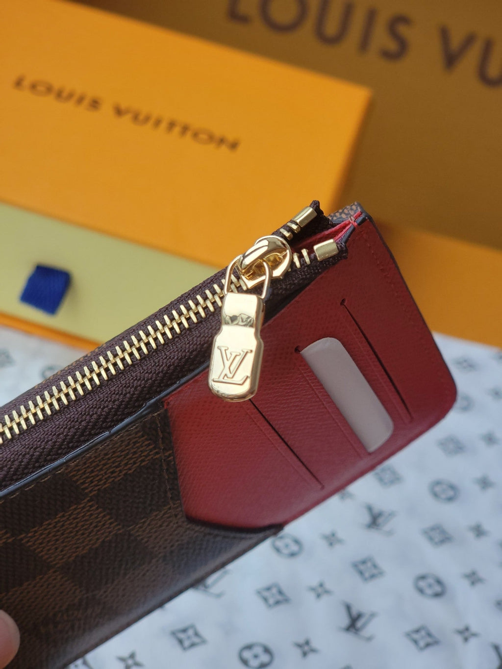 LV Recto Verso Card Holder Brown Monogram Canvas 274744