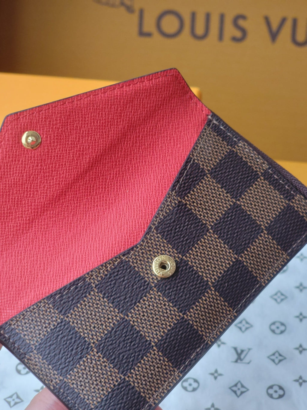 LV Recto Verso Card Holder Brown Monogram Canvas 274744