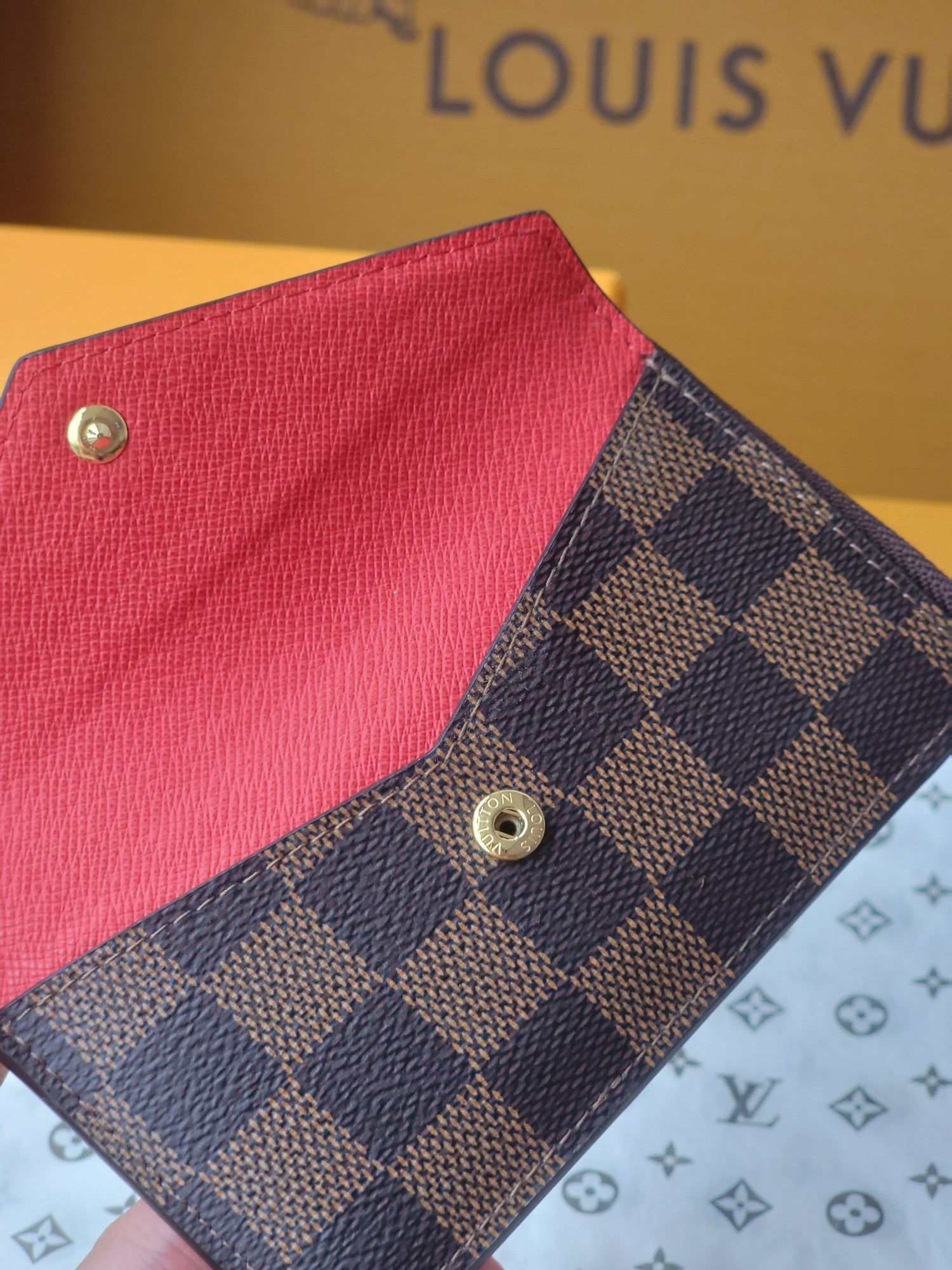 LV Recto Verso Card Holder Brown Monogram Canvas 274744