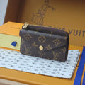LV Recto Verso Card Holder Dark Brown Monogram Canvas 274745