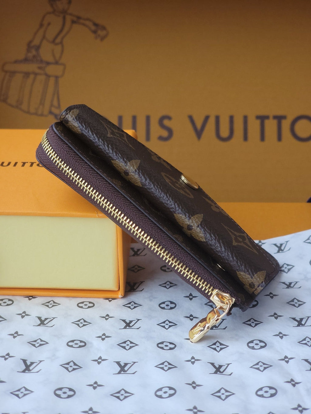 LV Recto Verso Card Holder Dark Brown Monogram Canvas 274745