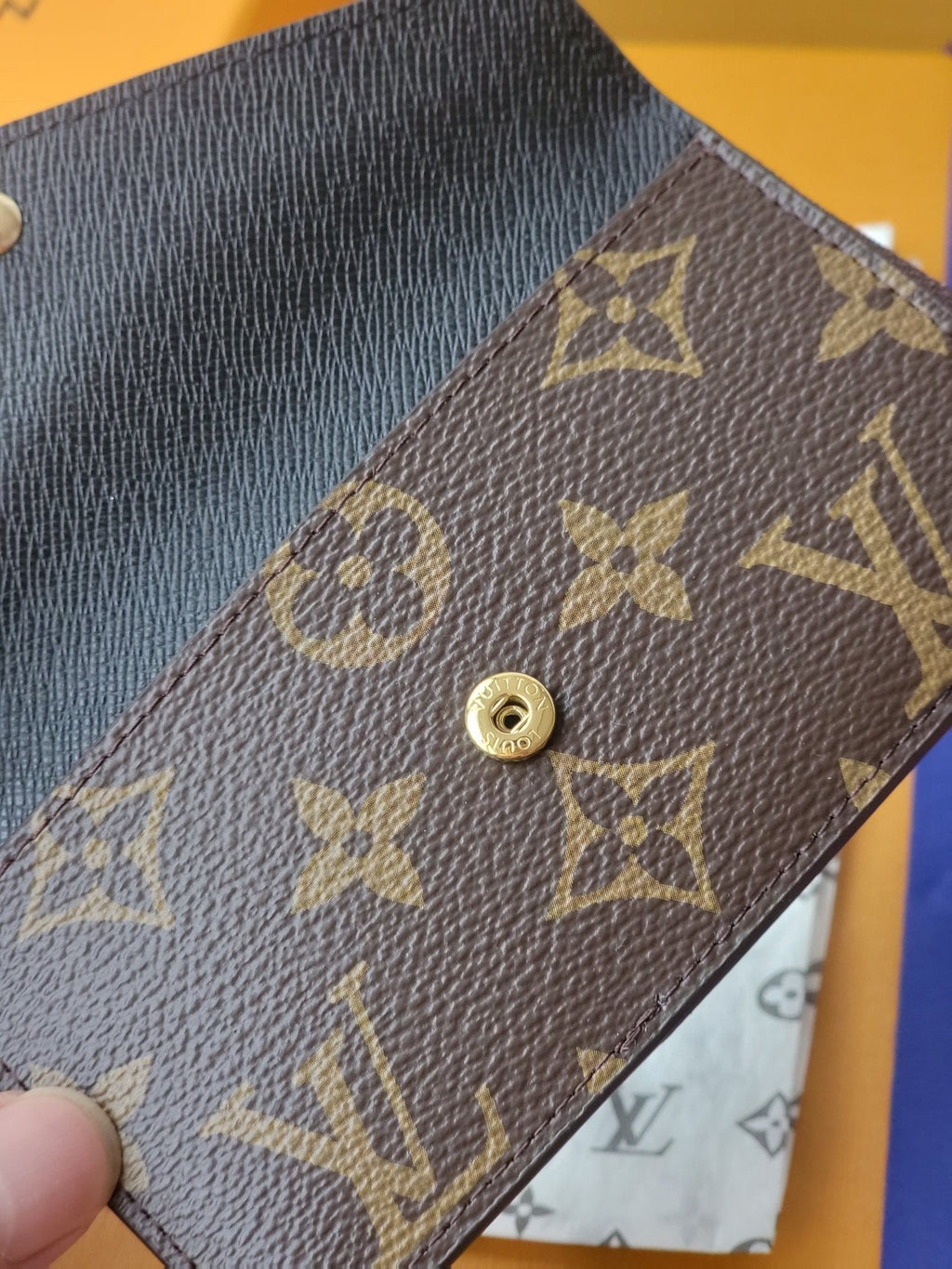 LV Recto Verso Card Holder Dark Brown Monogram Canvas 274745