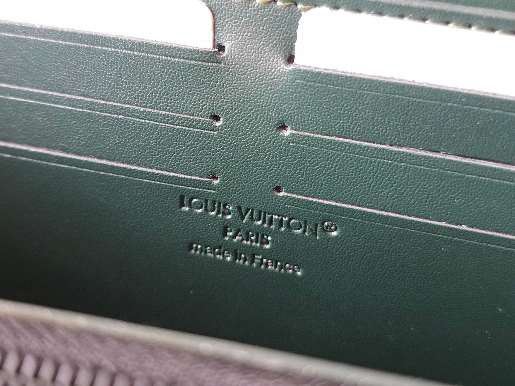 LV Zippy Wallet Dark Gray Calfskin 274806