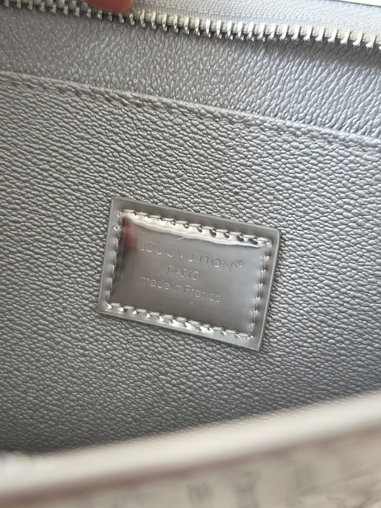 LV Mirrored Clutch Silver Monogram Canvas 274812