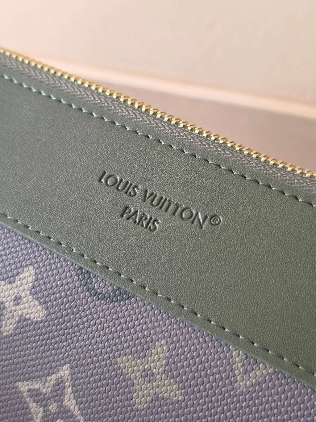 LV Voyage medium clutch Camouflage Green Monogram Canvas 274822