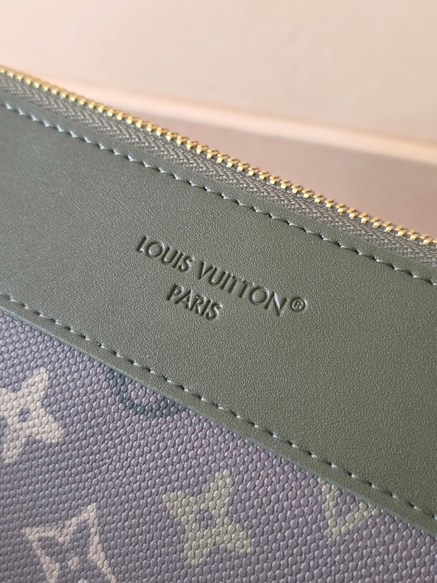 LV Voyage medium clutch Camouflage Green Monogram Canvas 274822