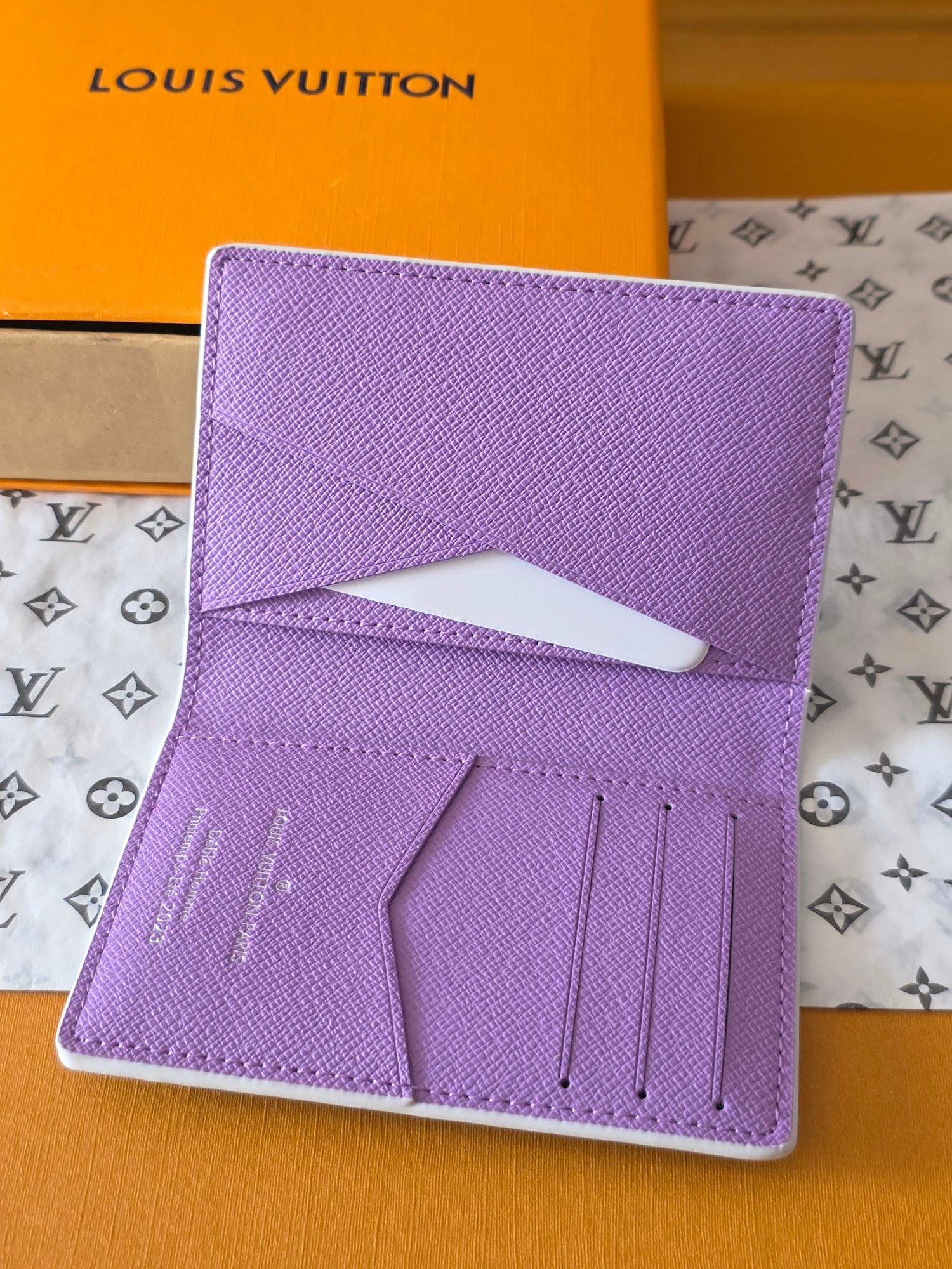 LV Brazza 7.5 White Colorfull Monogram 274896