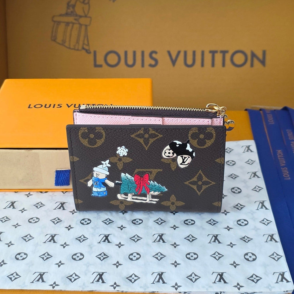 lV Lisa Wallet Vivienne Wintery Travel Brown Monogram Canvas 274900