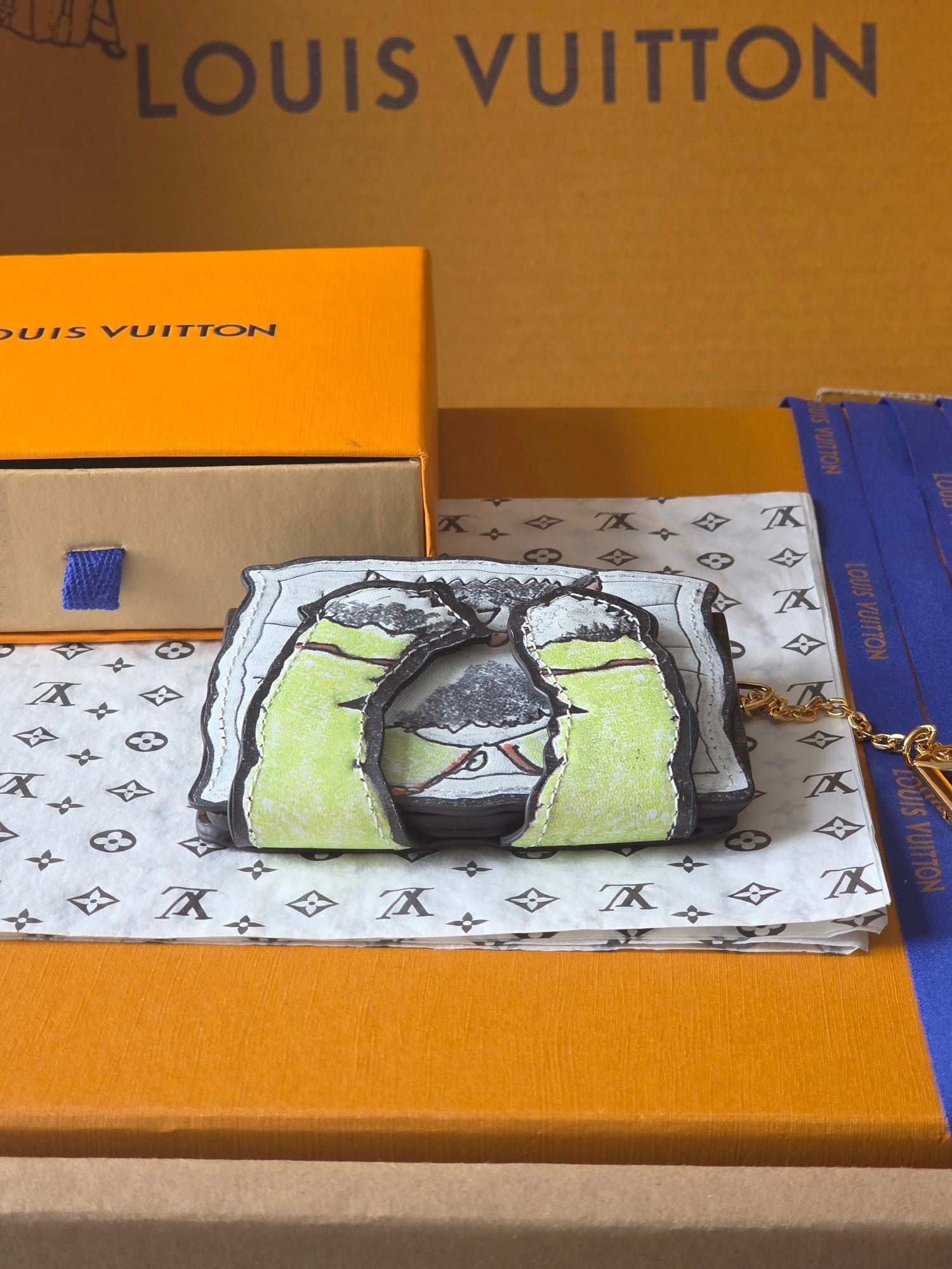 LV Pawket Wallet Brown Calfskin 275006