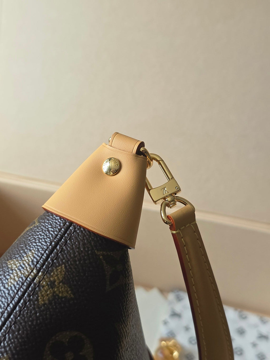 LV Pochette Mia Shoulder Bag Brown Monogram Canvas 275060