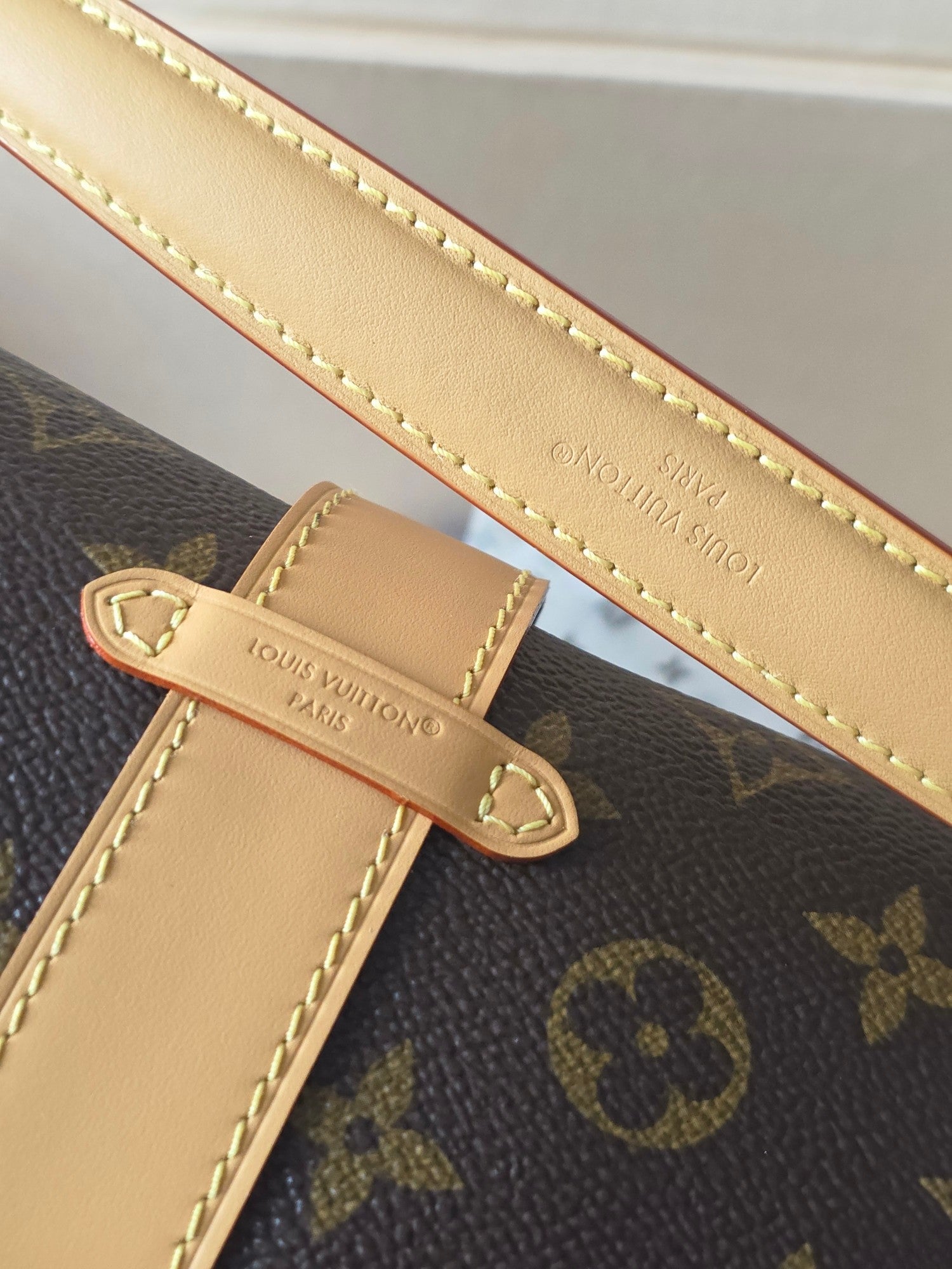 LV Pochette Mia Shoulder Bag Brown Monogram Canvas 275060