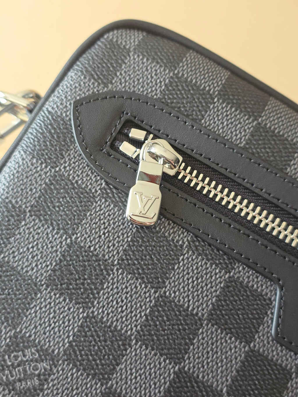 LV Pochette Kasai Clutch Brown PVC Fabric with Cowhide 275280