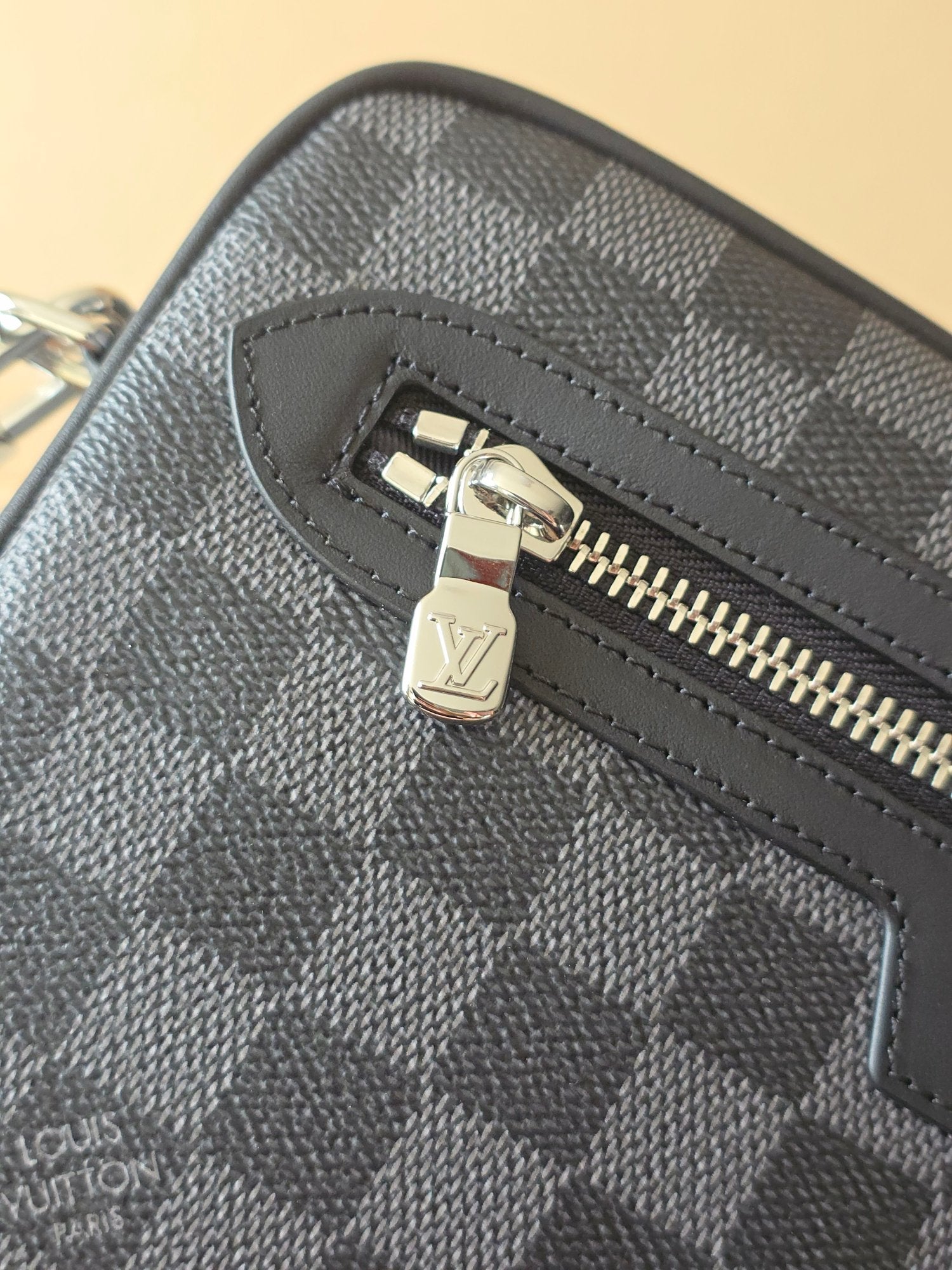 LV Pochette Kasai Clutch Brown PVC Fabric with Cowhide 275280