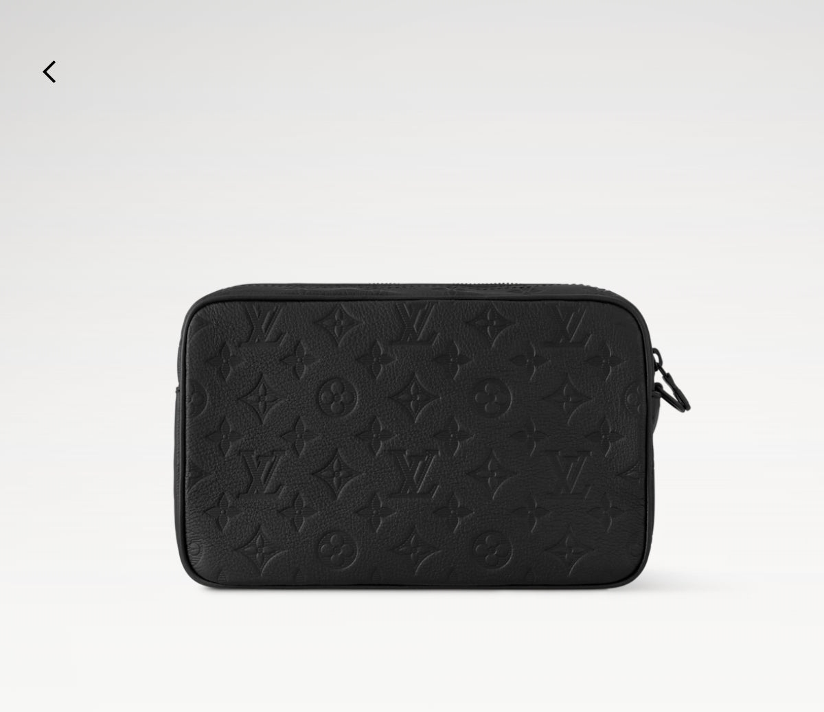 LV Pochette Kasai Black Clutch Cowhide 275284