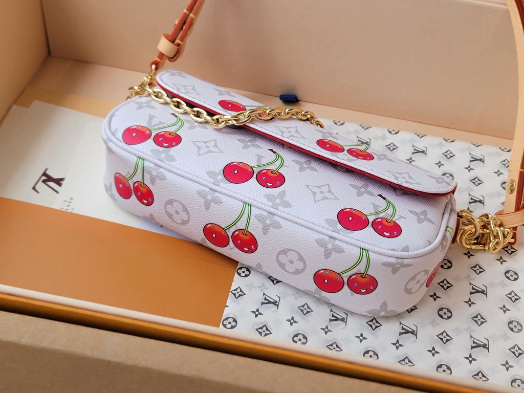 LV Wallet On Chain Ivy White Monogram Canvas 275344