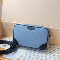 LV Trocadero Mini Handbag Blue in Monogram Canvas 275384