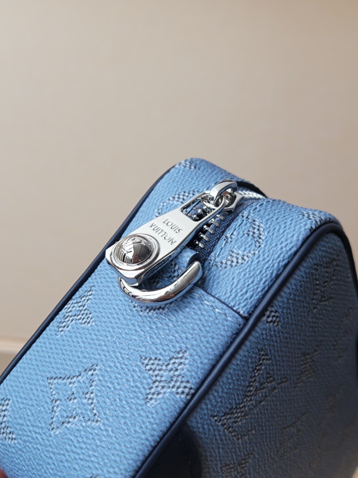 LV Trocadero Mini Handbag Blue in Monogram Canvas 275384