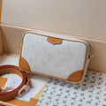 LV Trocadero Mini Handbag White in Monogram Canvas 275385