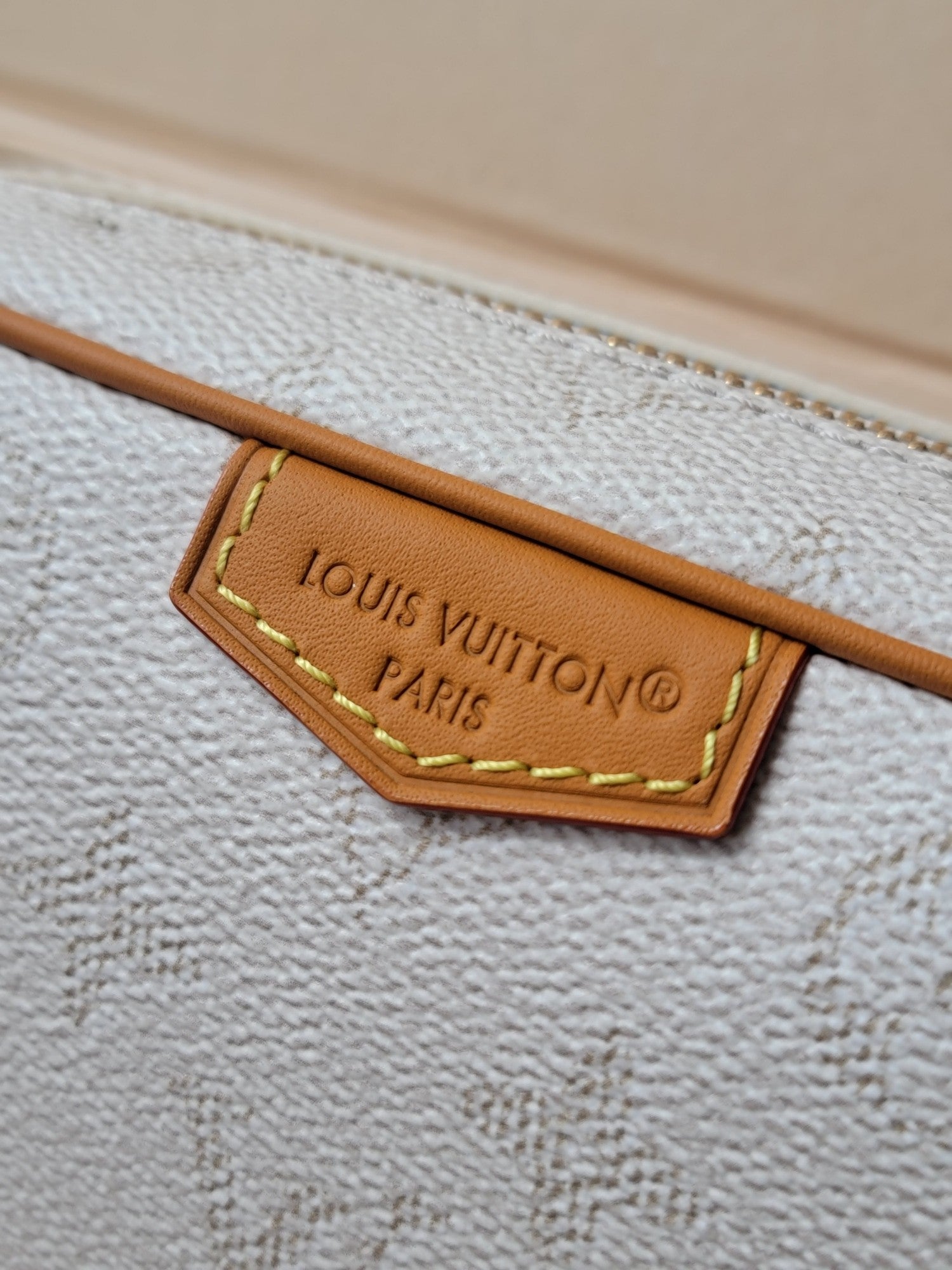 LV Trocadero Mini Handbag White in Monogram Canvas 275385