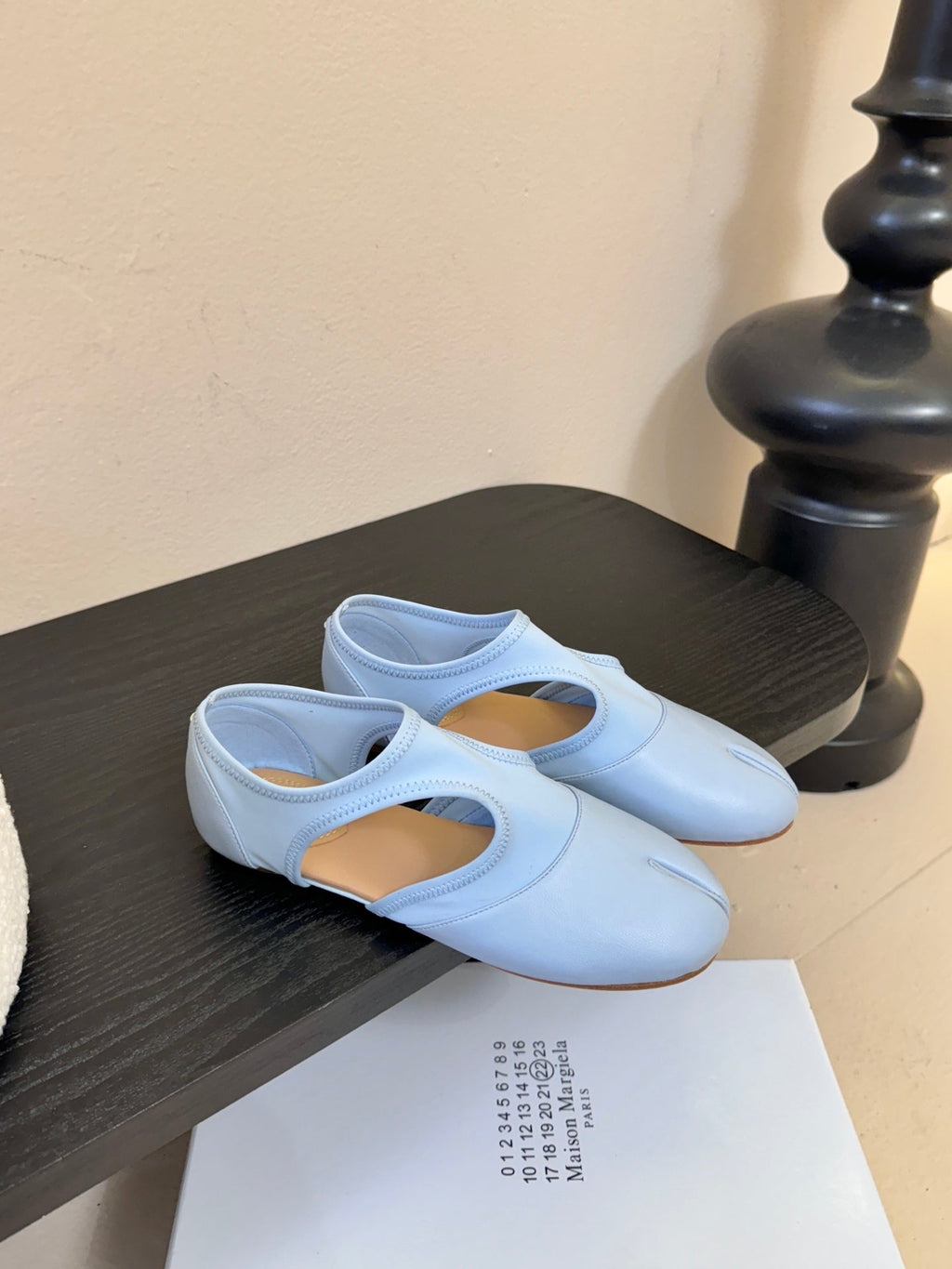 Maison Margiela 26 New Split-Toe Blue Sheepskin 580459