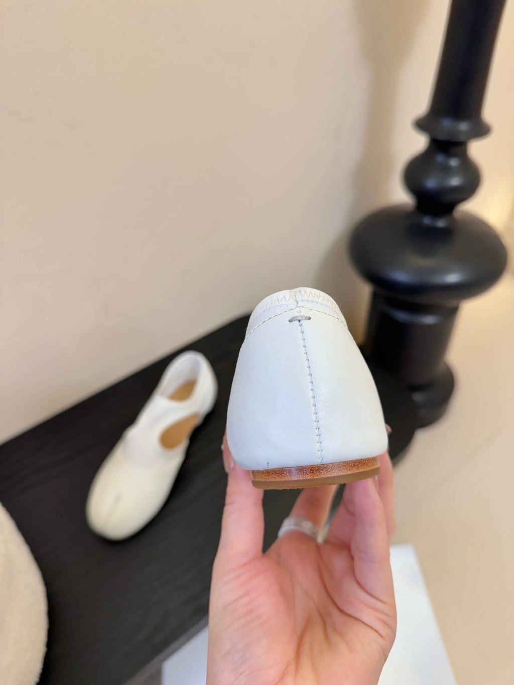 Maison Margiela 26 New Split-Toe White Sheepskin 580456