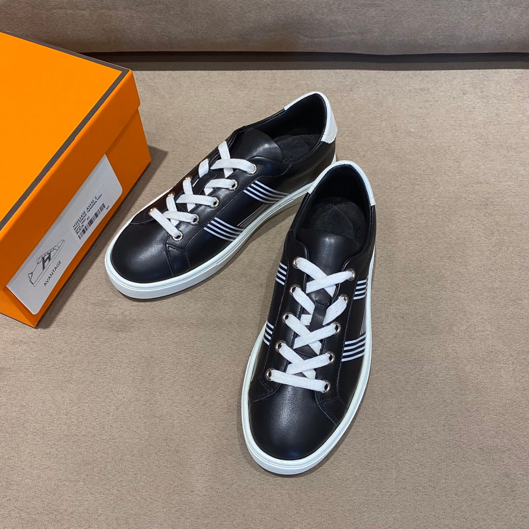 HM 26s Avantage Sneaker Black Calfskin 546296