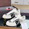 VT 2025 Sneakers White Black Mesh Calfskin Fabric 546969