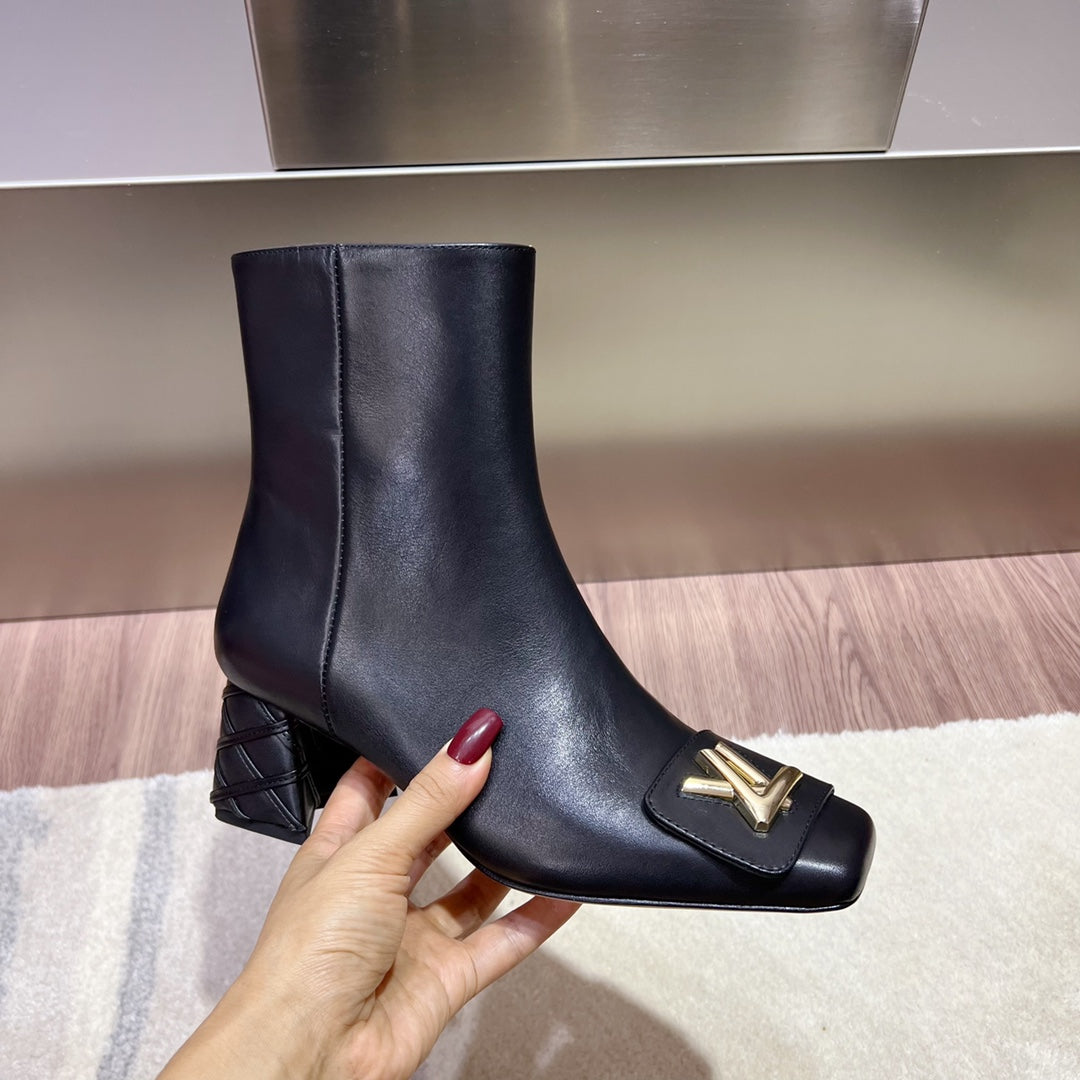 LV Shake Ankle Boot Black Cowhide