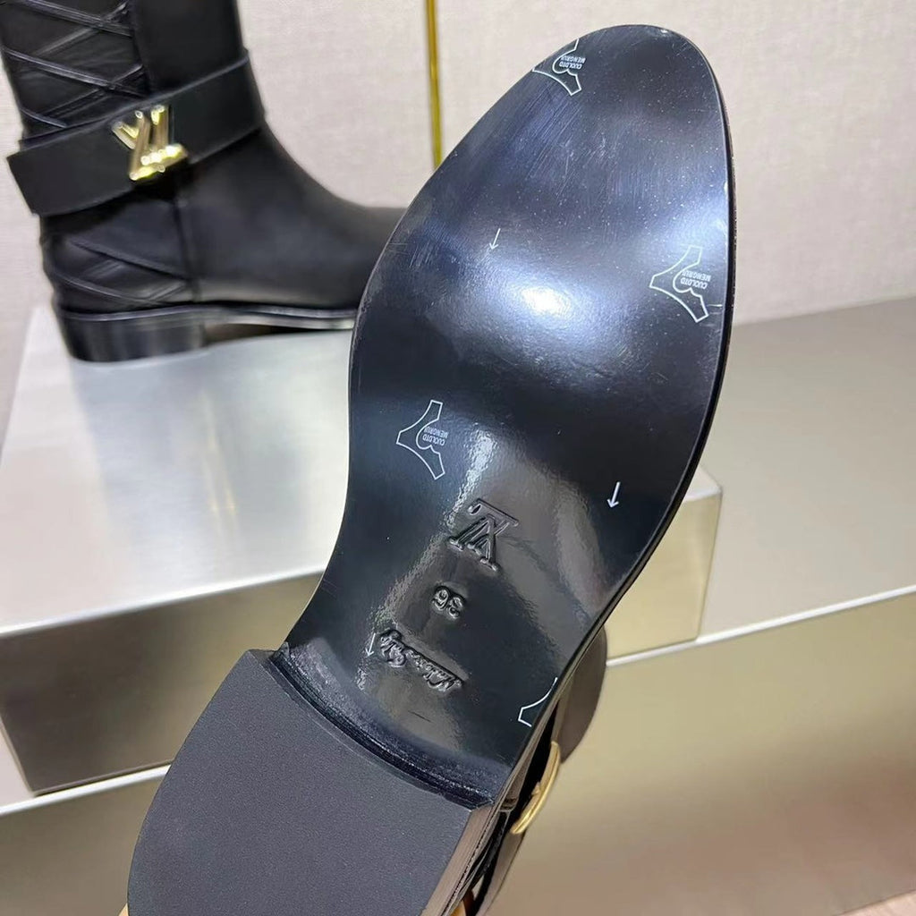 LV Westside Ankle Boot 3cm Black Cowhide