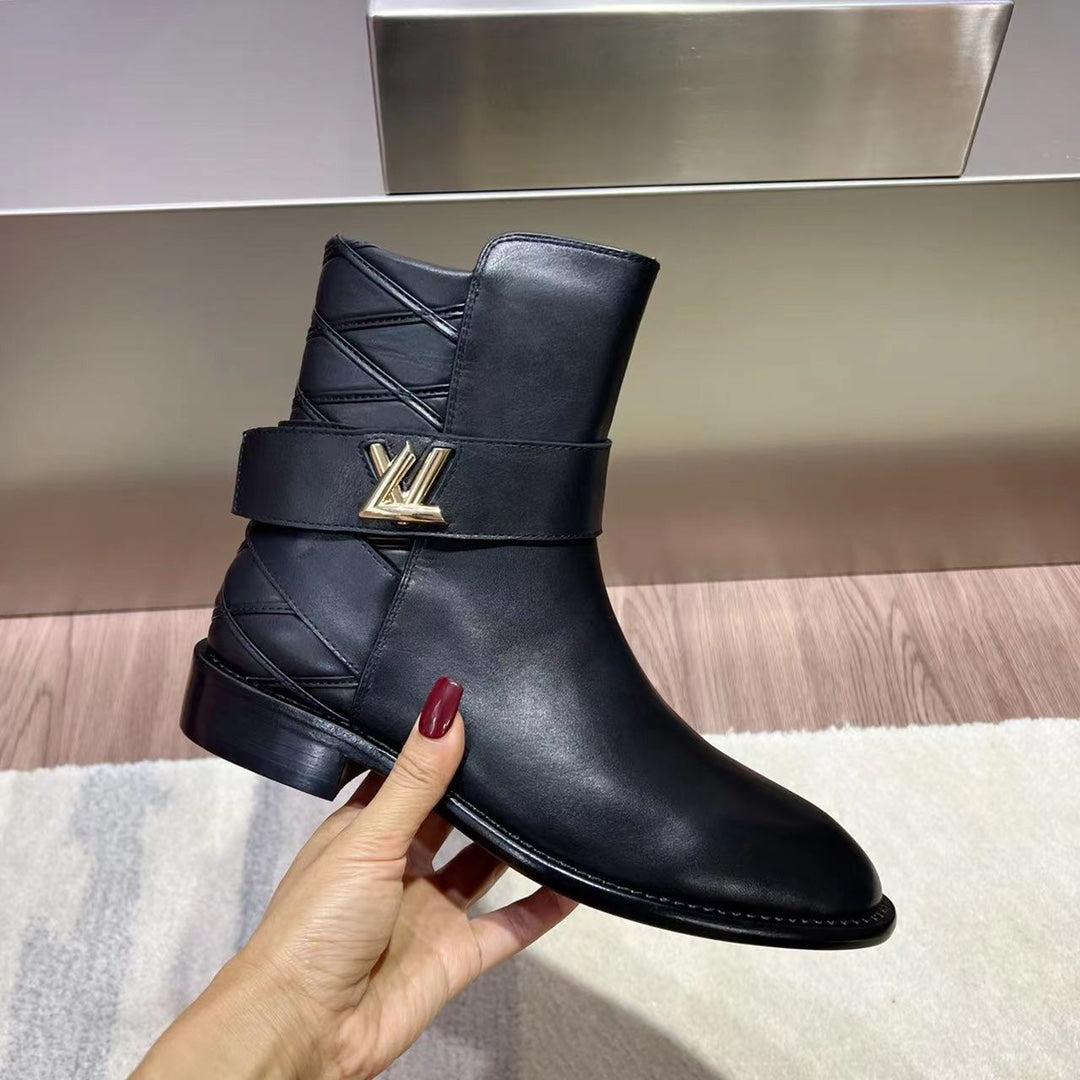 LV Shake Ankle Boot Black Cowhide