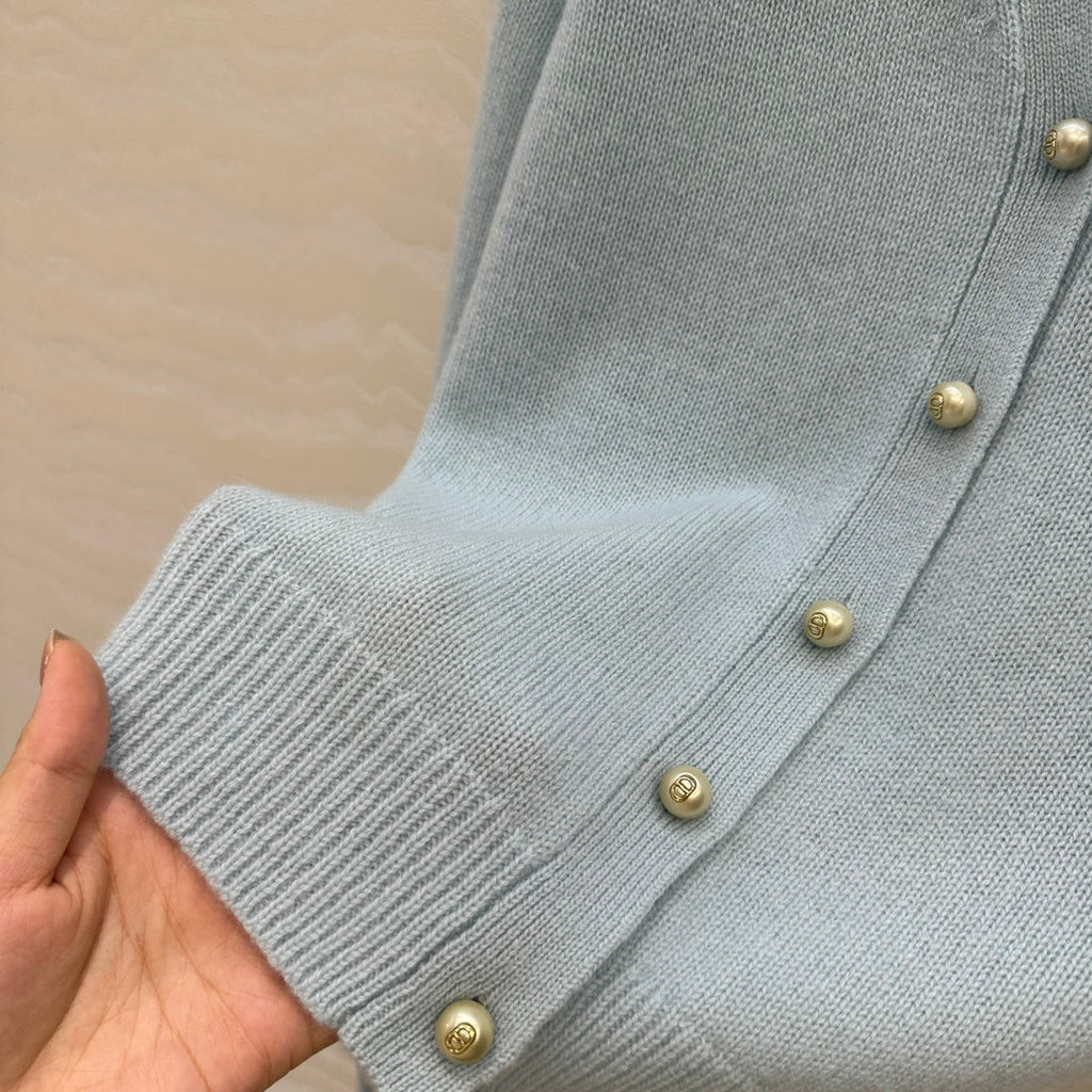 Dior 2025 Cardigan Blue Cashmere