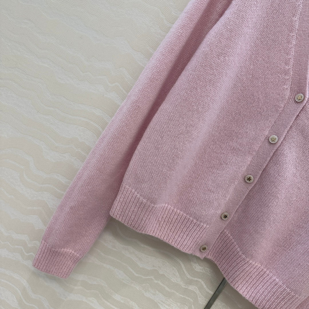 Dior 2025 Cardigan Pink Cashmere