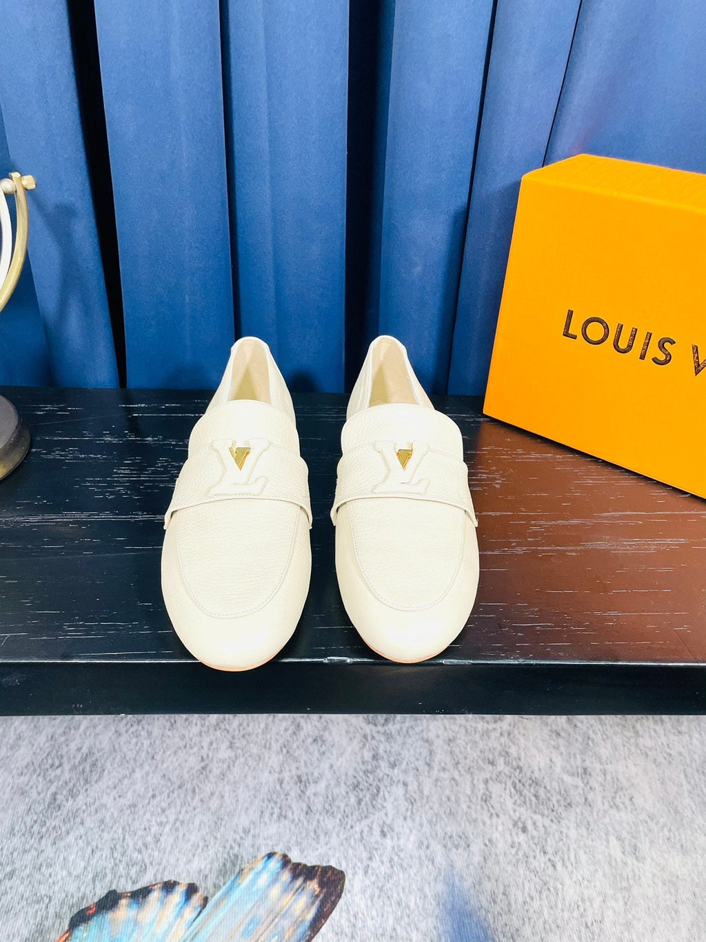 LV Mare Loafers Cream Cowhide