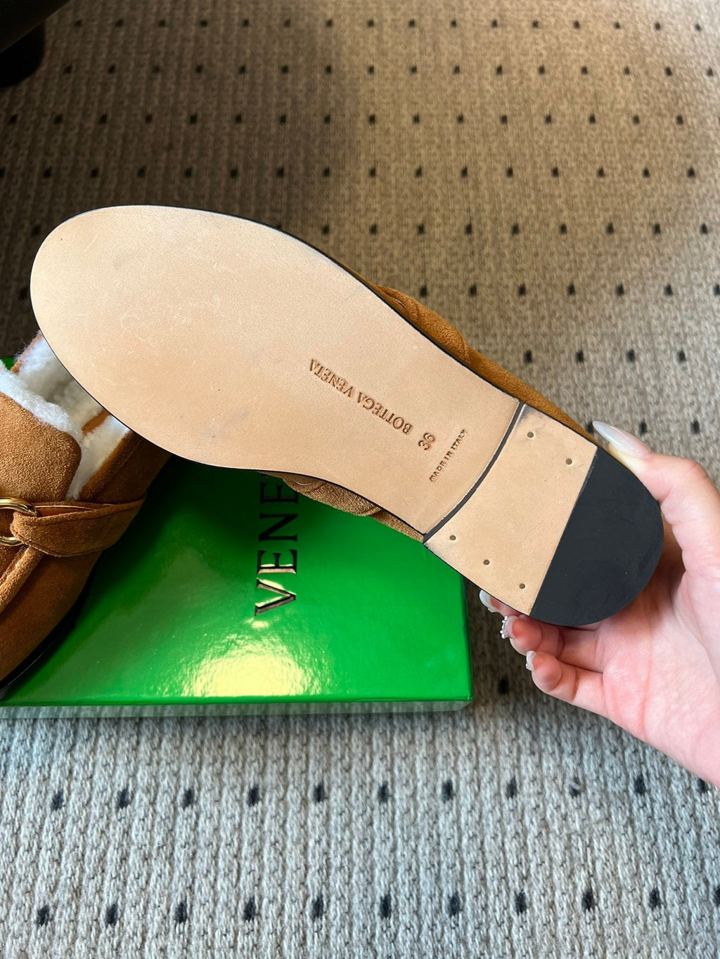 BV Astaire Loafer Brown Shearing Suede 548541