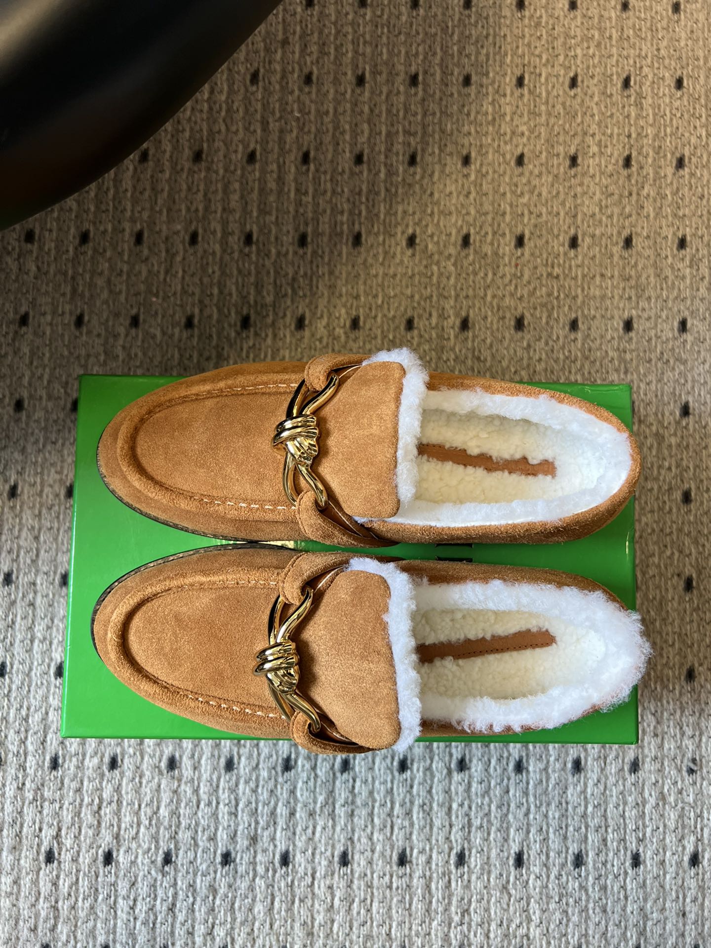 BV Astaire Loafer Brown Shearing Suede 548541