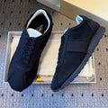 The Row 2025 Sneaker Black Suede Canvas 561647