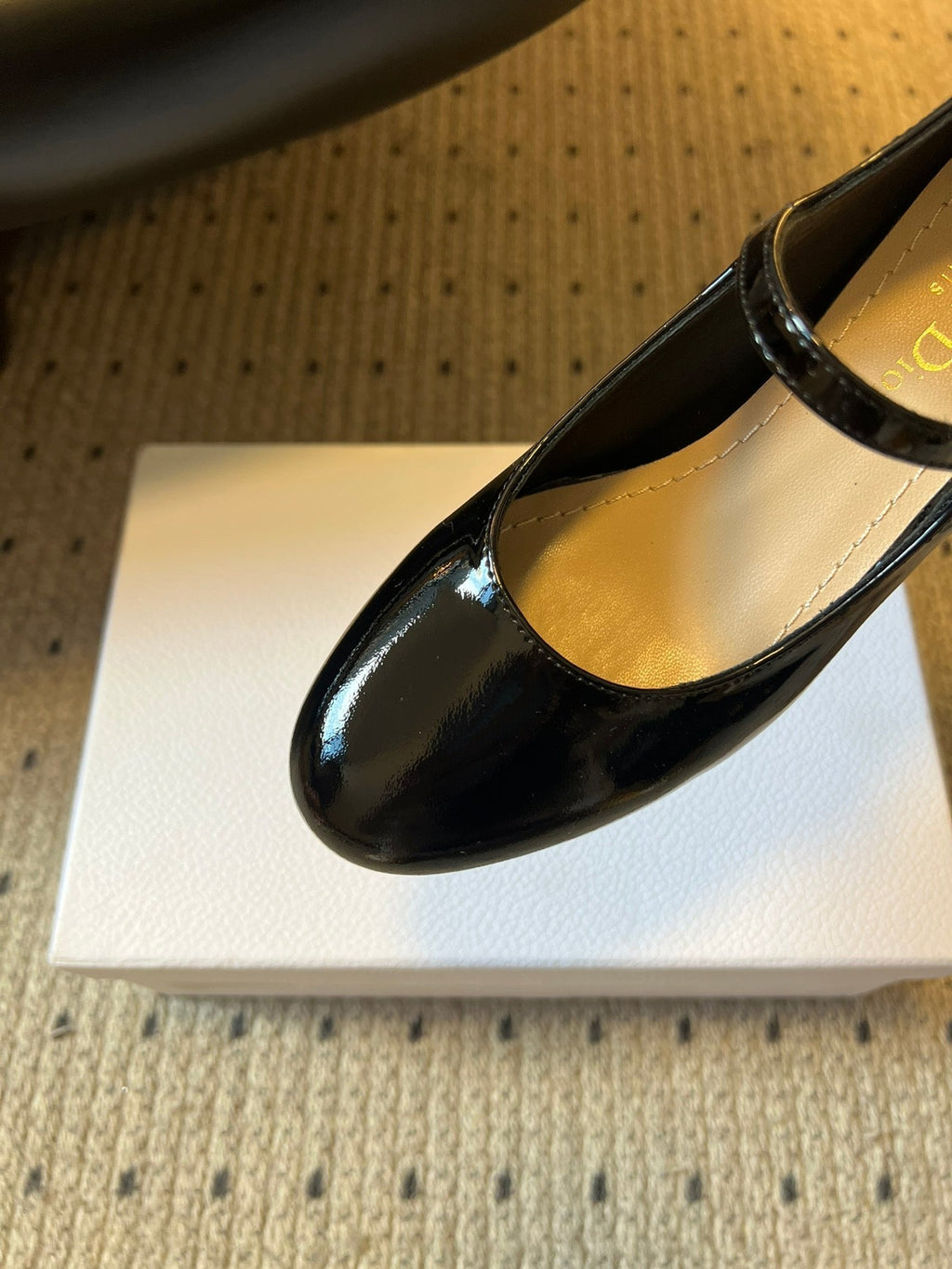 CD 25s D-Art Pumps 55mm Black Patent Leather