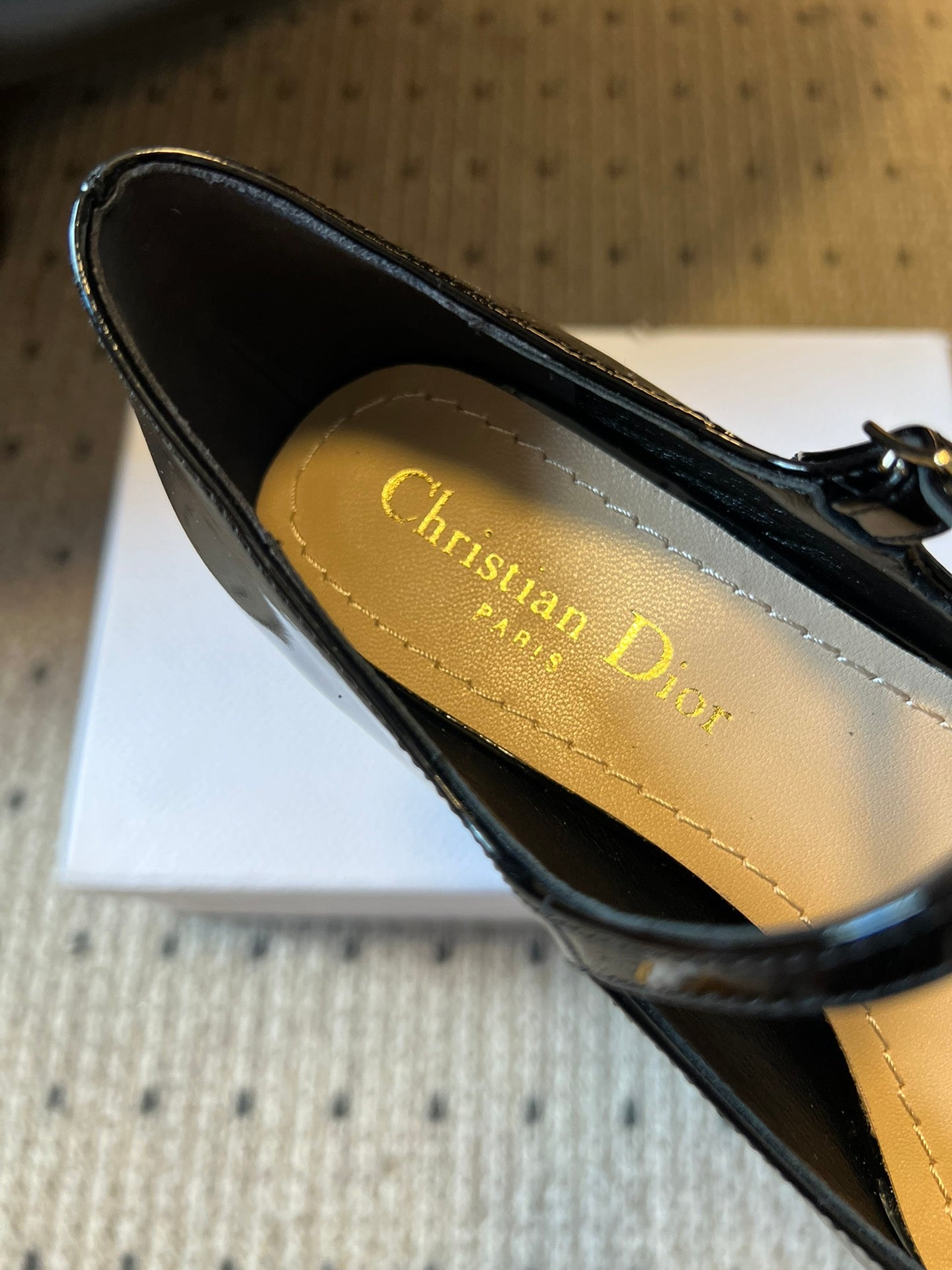 CD 25s D-Art Pumps 55mm Black Patent Leather