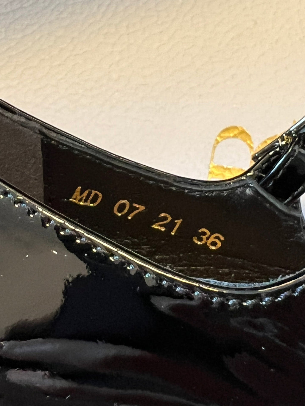 CD 25s D-Art Pumps 55mm Black Patent Leather